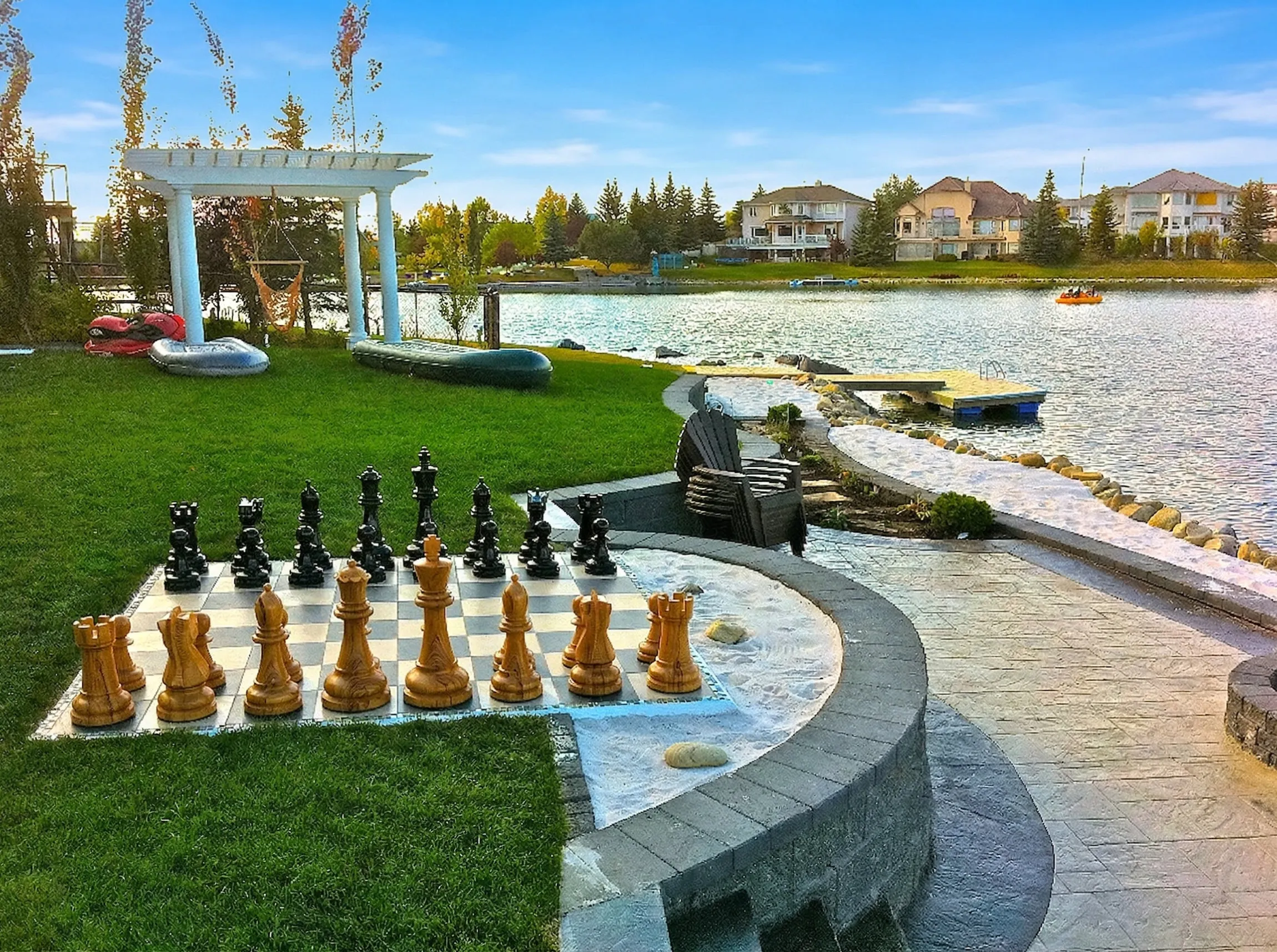 Decorative Giant Chess Installation #3