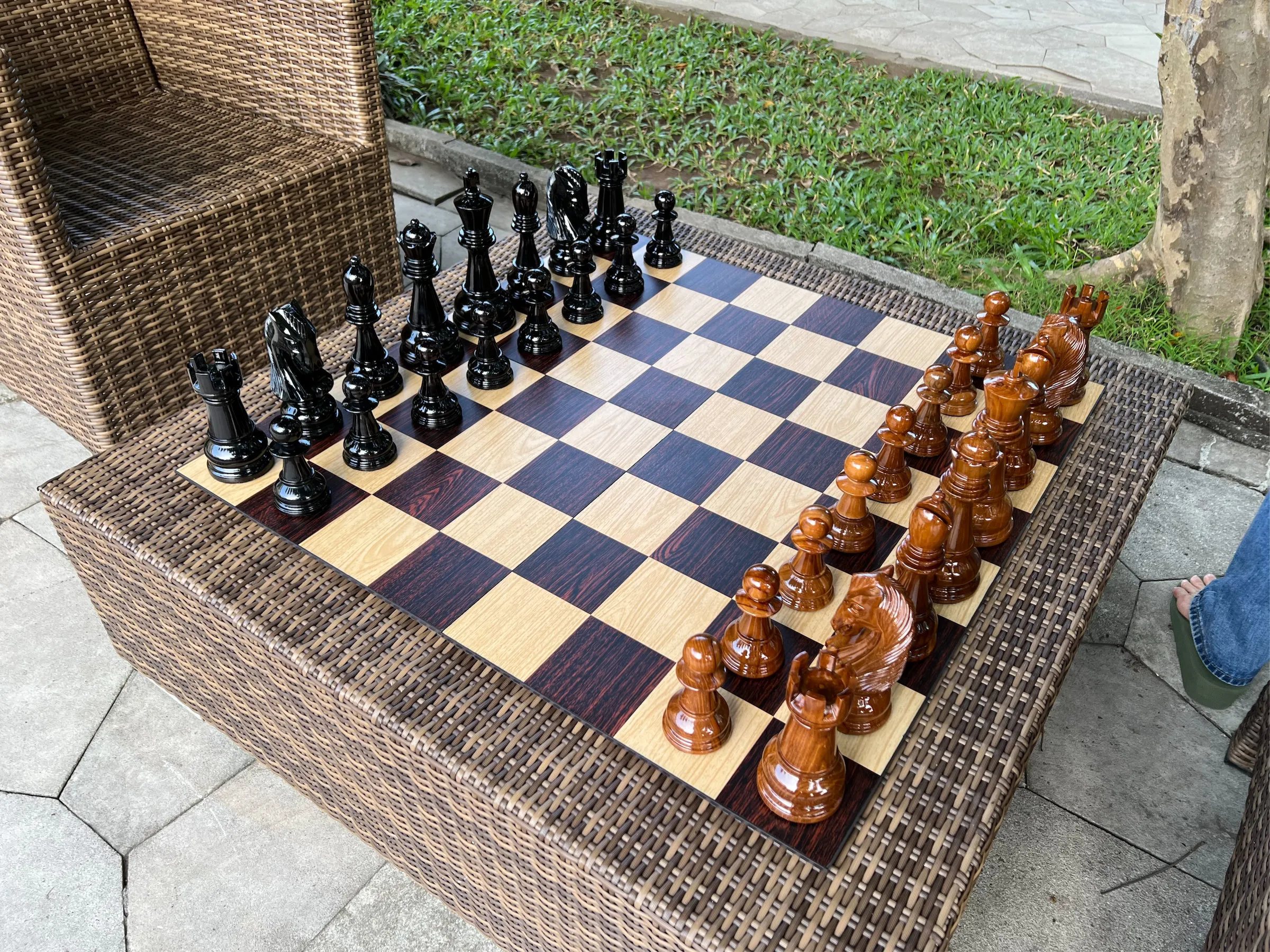 Handcrafted Giant Chess Display #11