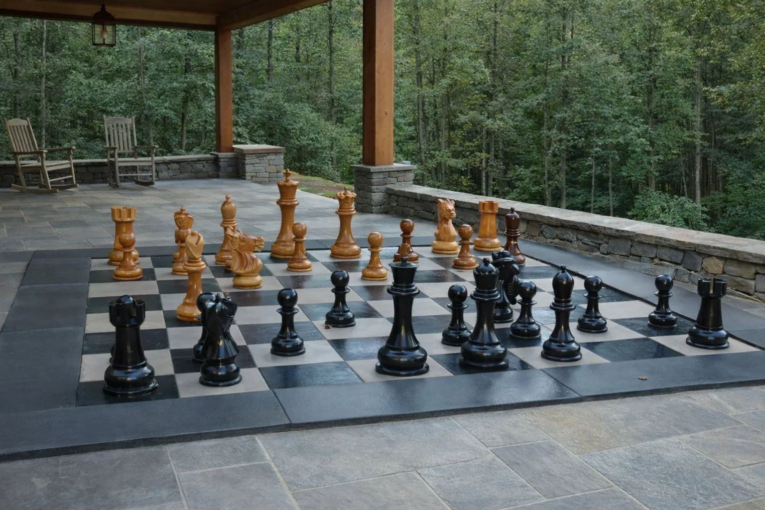 Premium Teak Giant Chess Set #23