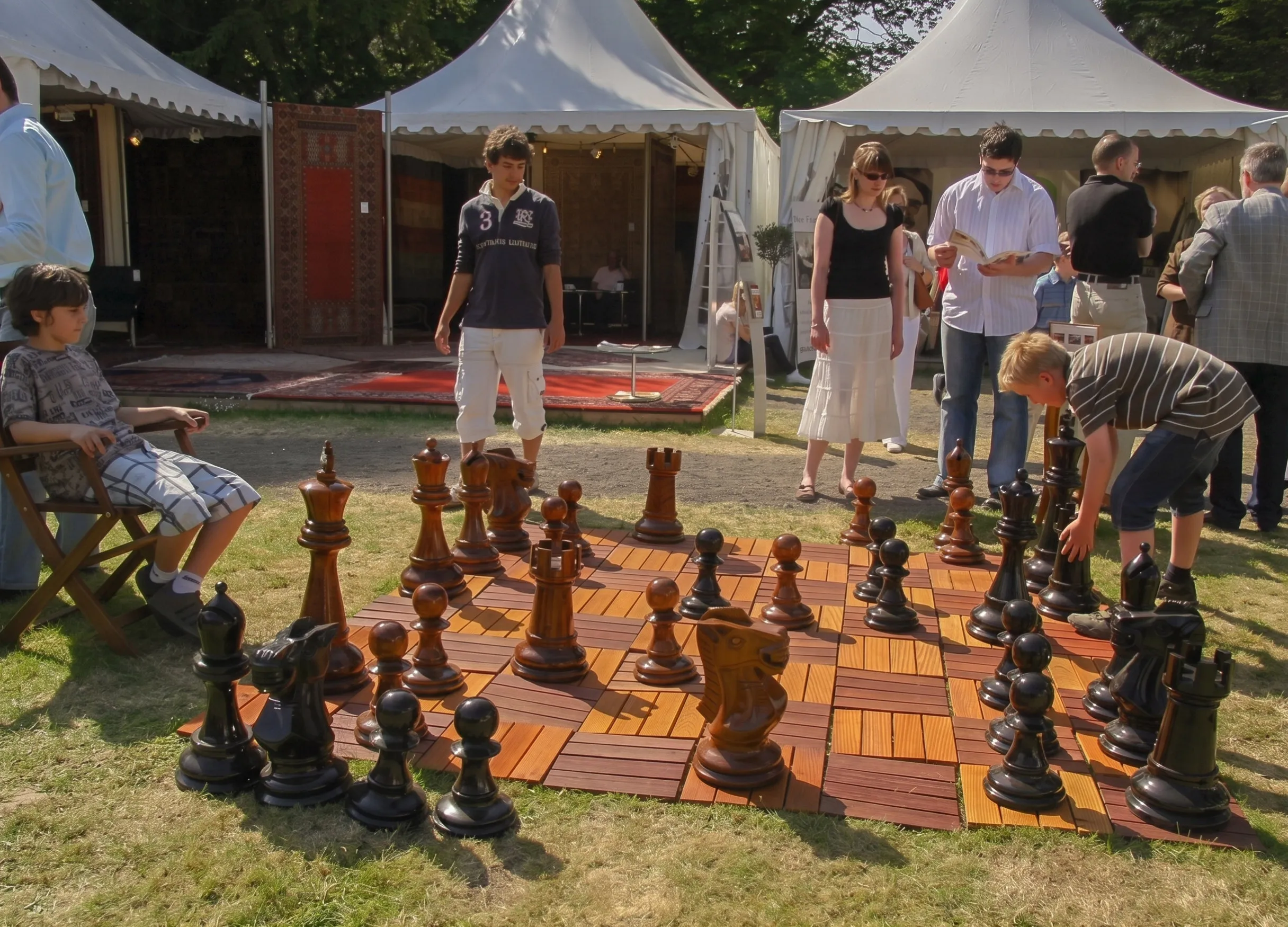 Handcrafted Giant Chess Display #25