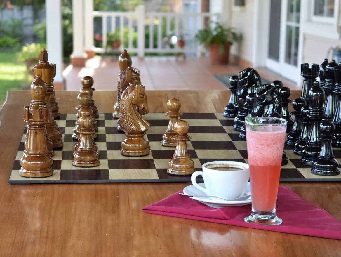 Elegant Garden Chess Experience #46