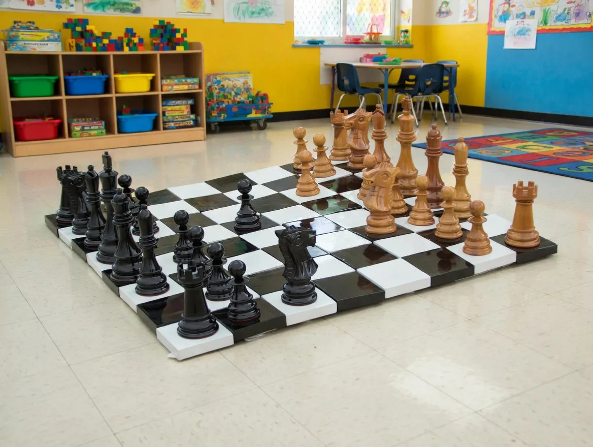Premium Teak Giant Chess Set #47