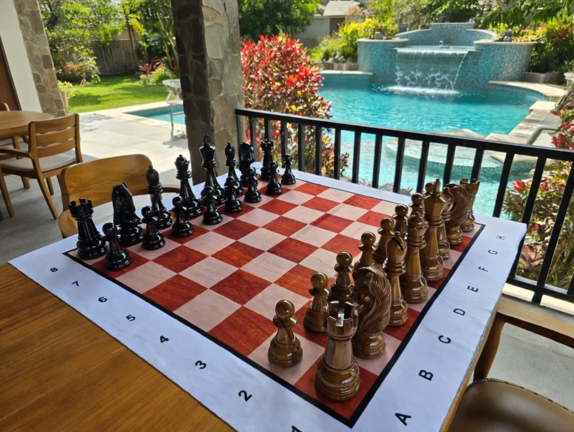 Elegant Garden Chess Experience #49