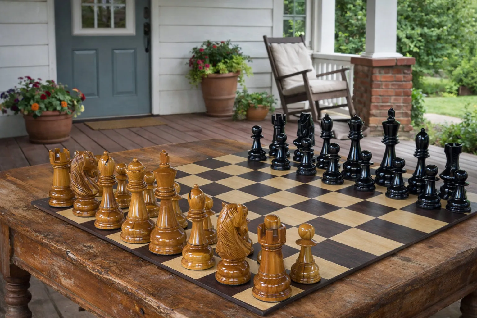 Handcrafted Giant Chess Display #62