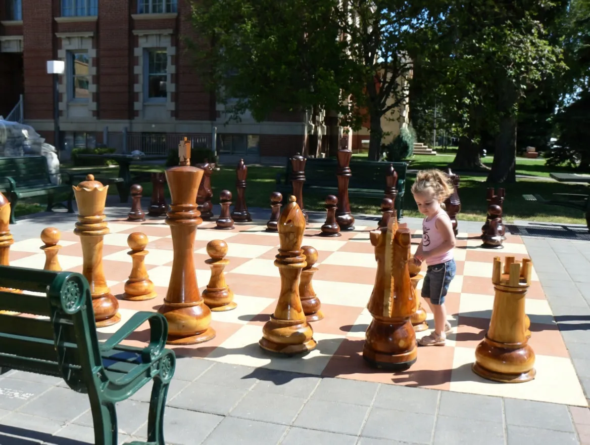 Decorative Giant Chess Installation #65