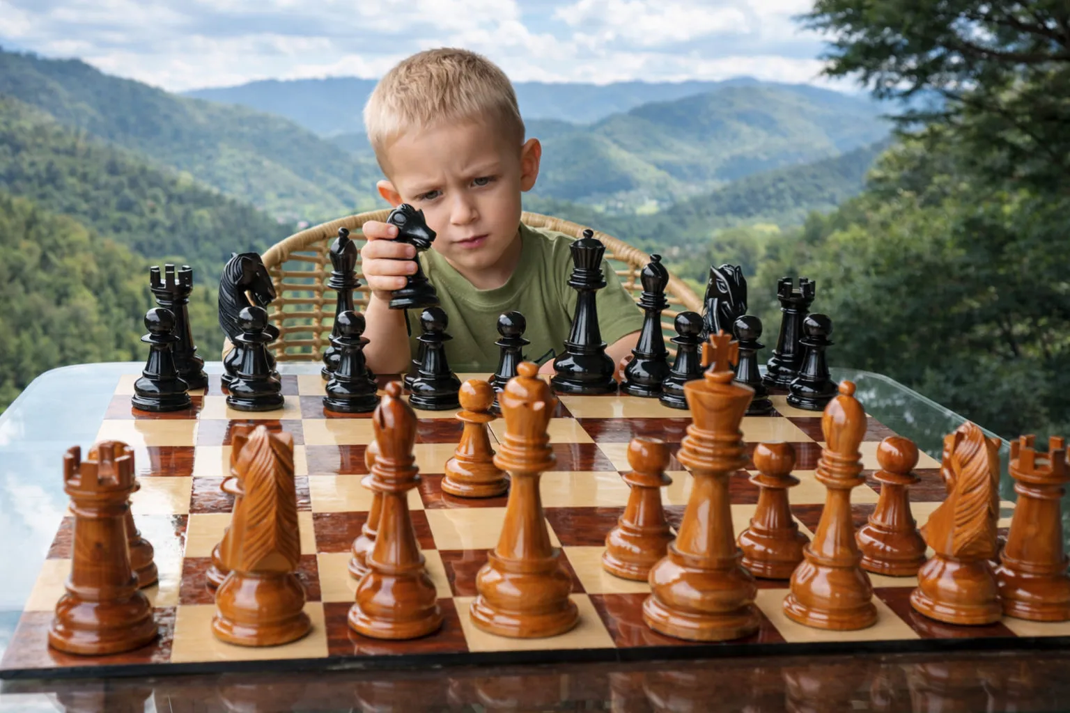 Decorative Giant Chess Installation #83
