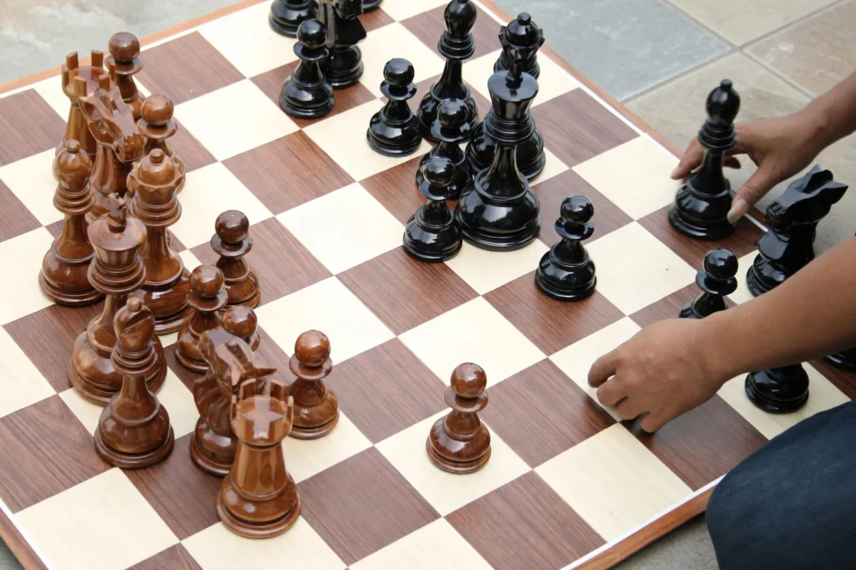Decorative Giant Chess Installation #88