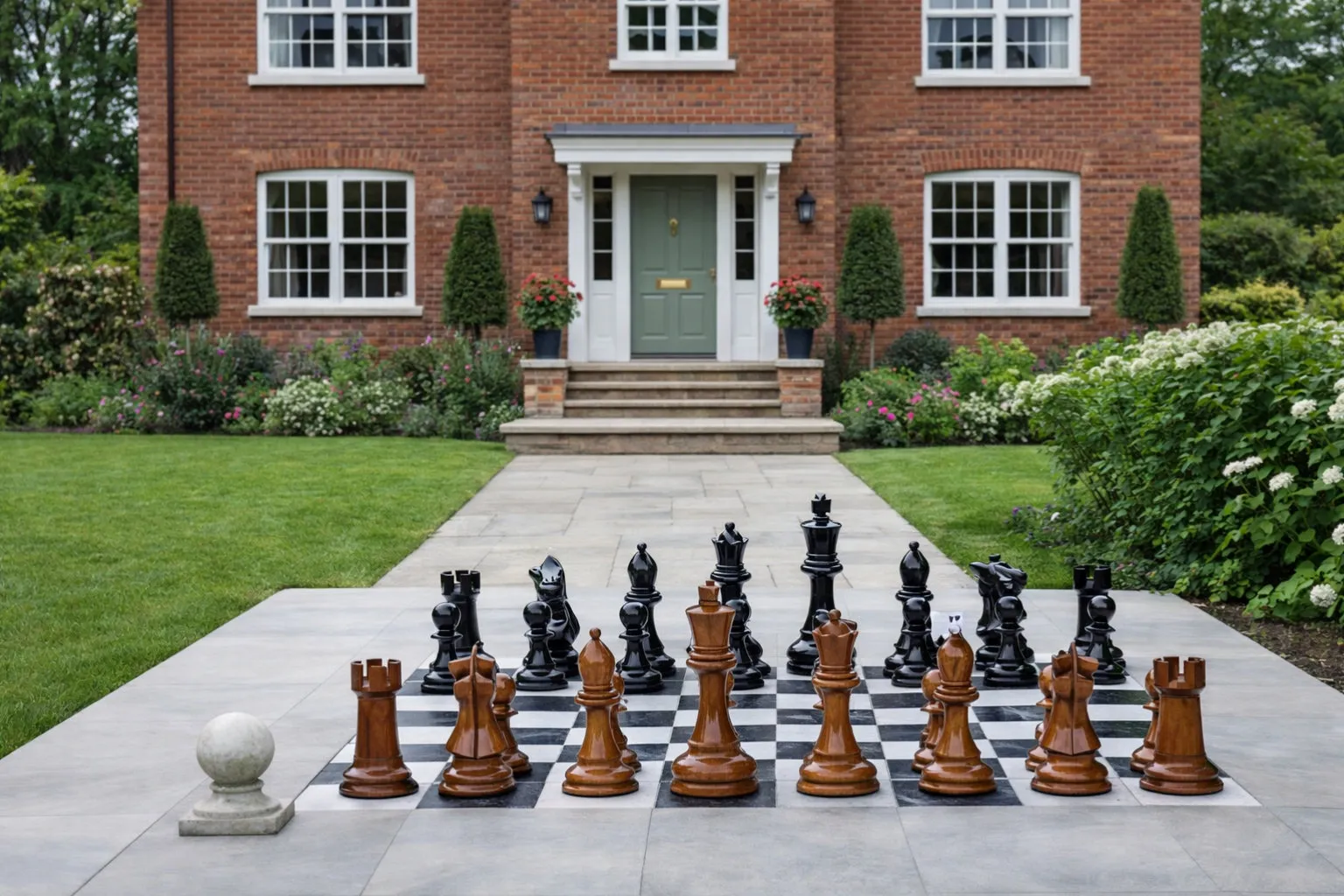 Handcrafted Giant Chess Display #95