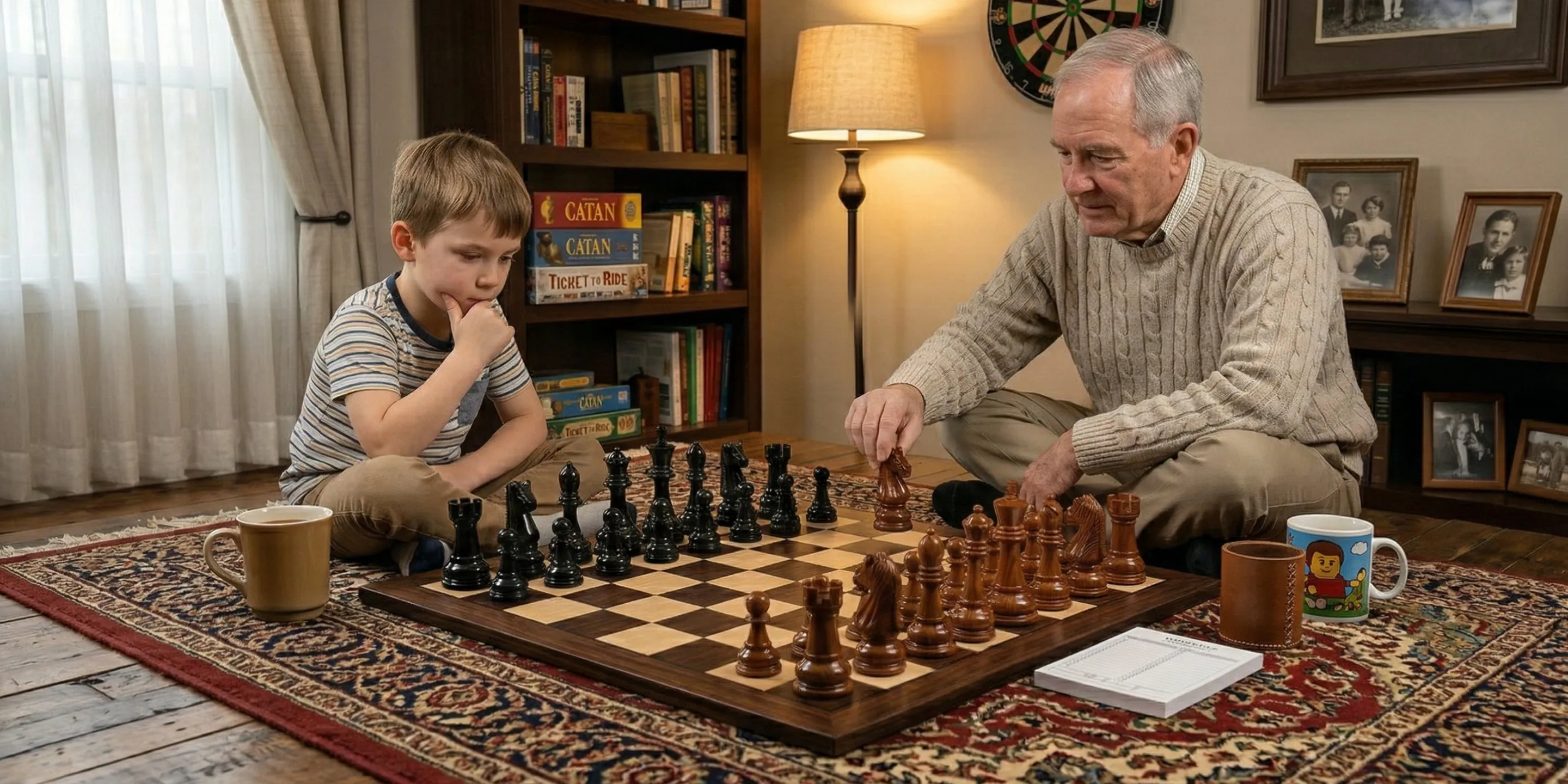 Handcrafted Giant Chess Display #96
