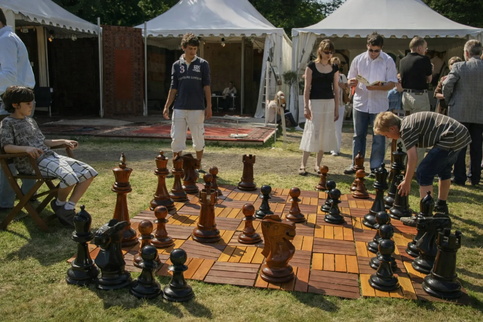 Handcrafted Giant Chess Display #102