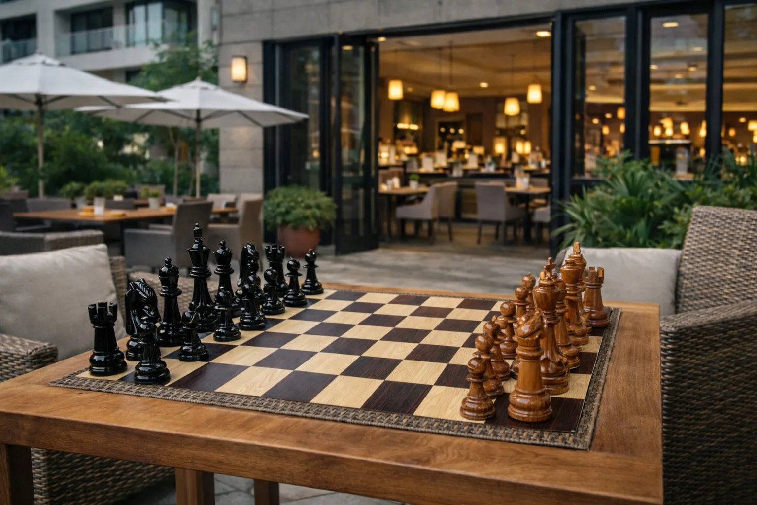 Handcrafted Giant Chess Display #111