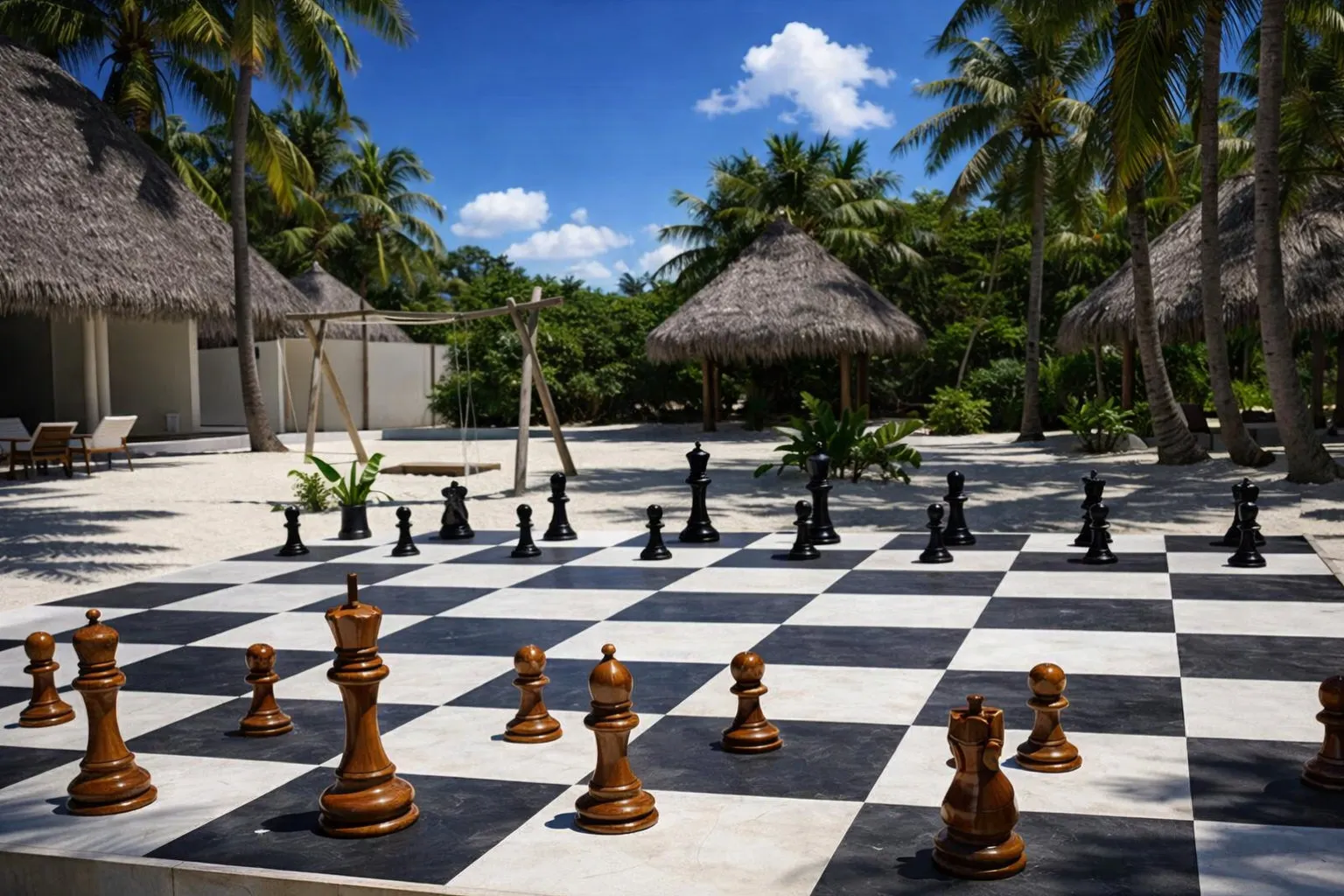 Luxury Outdoor Giant Chess Collection #114