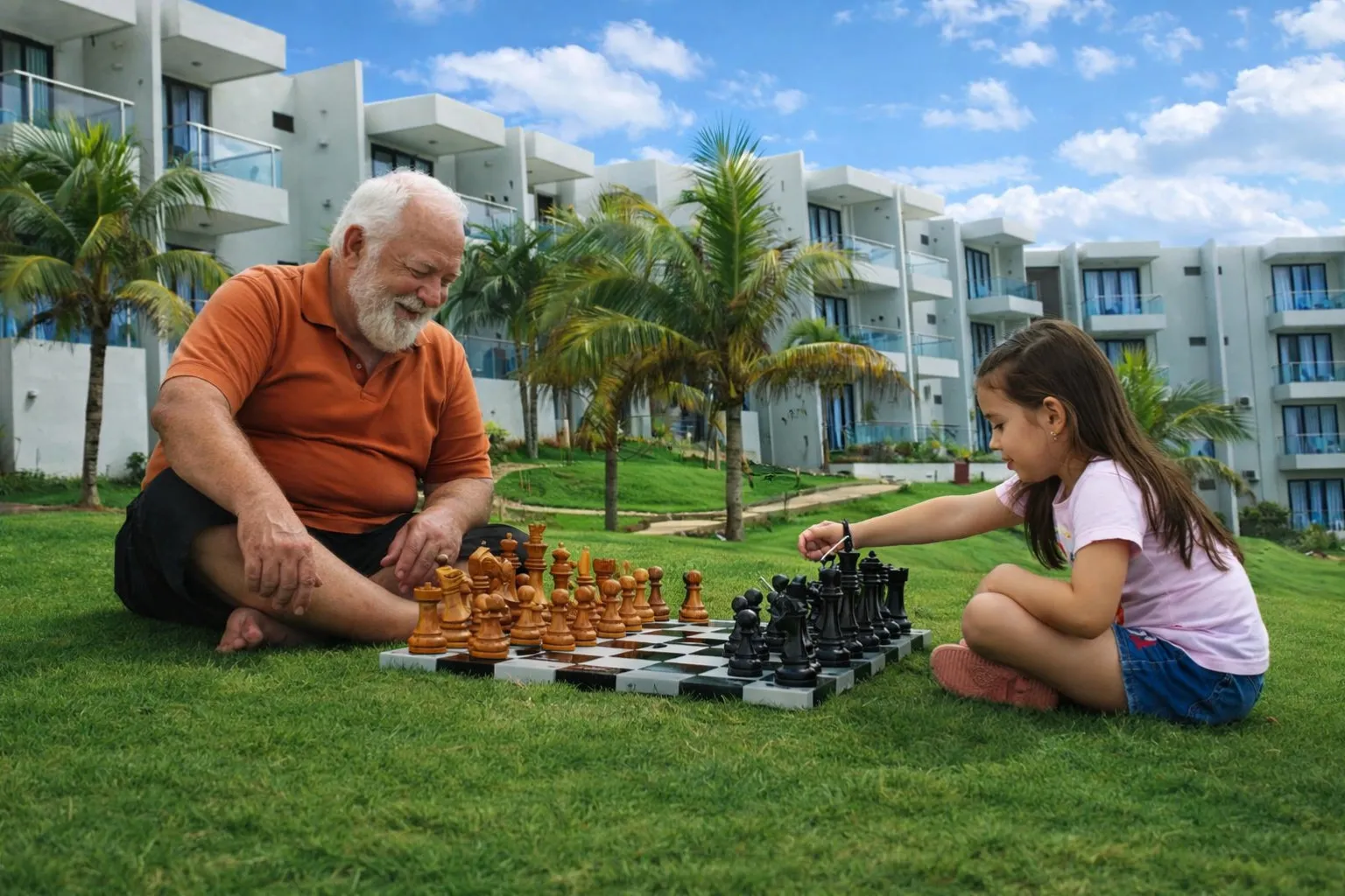 Handcrafted Giant Chess Display #124