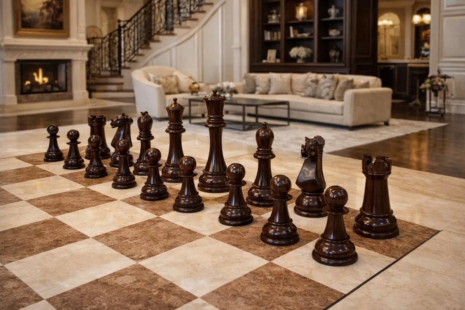 Luxury Outdoor Giant Chess Collection #130