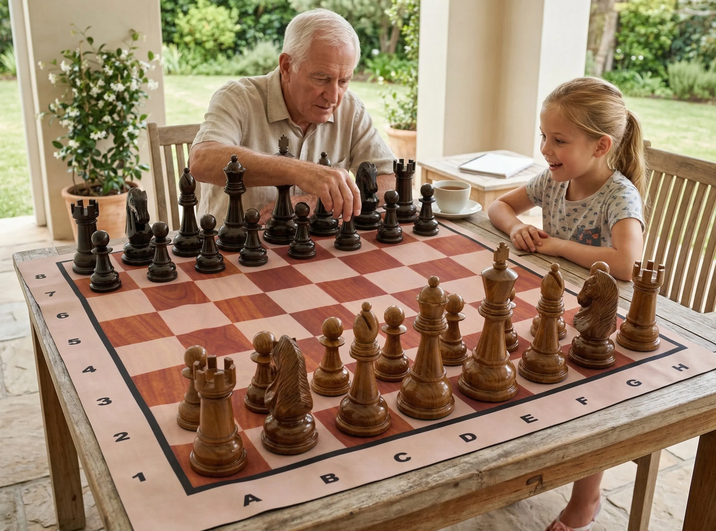 Handcrafted Giant Chess Display #155