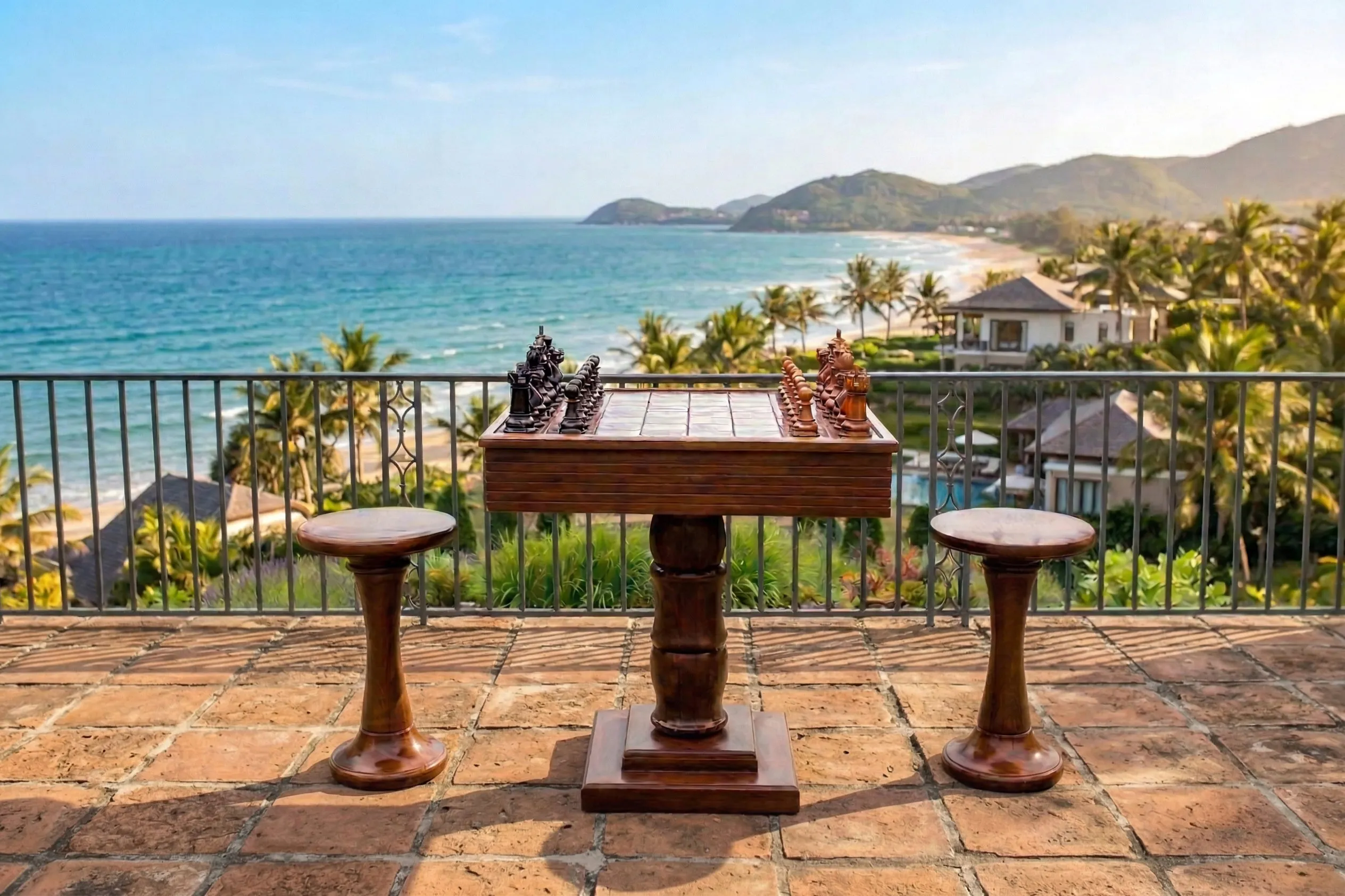 Handcrafted Giant Chess Display #156