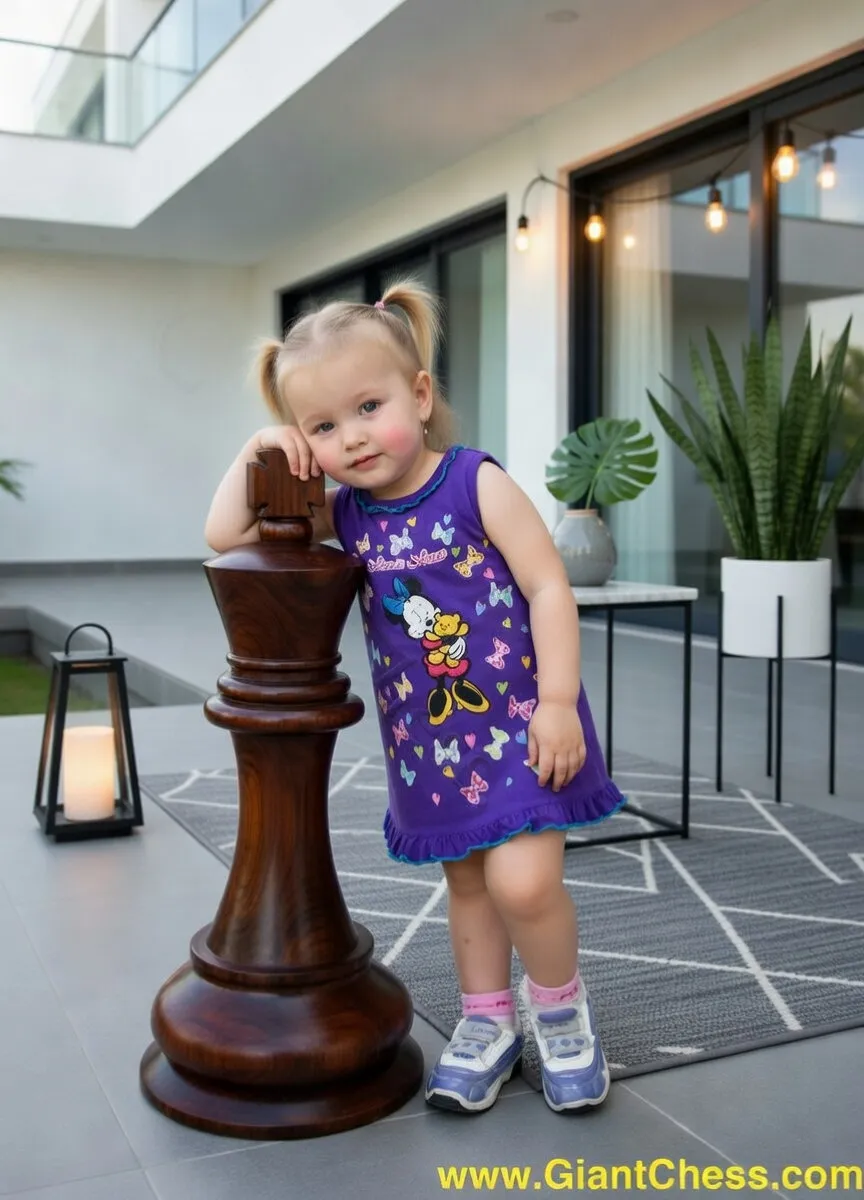 Premium Teak Giant Chess Set #168