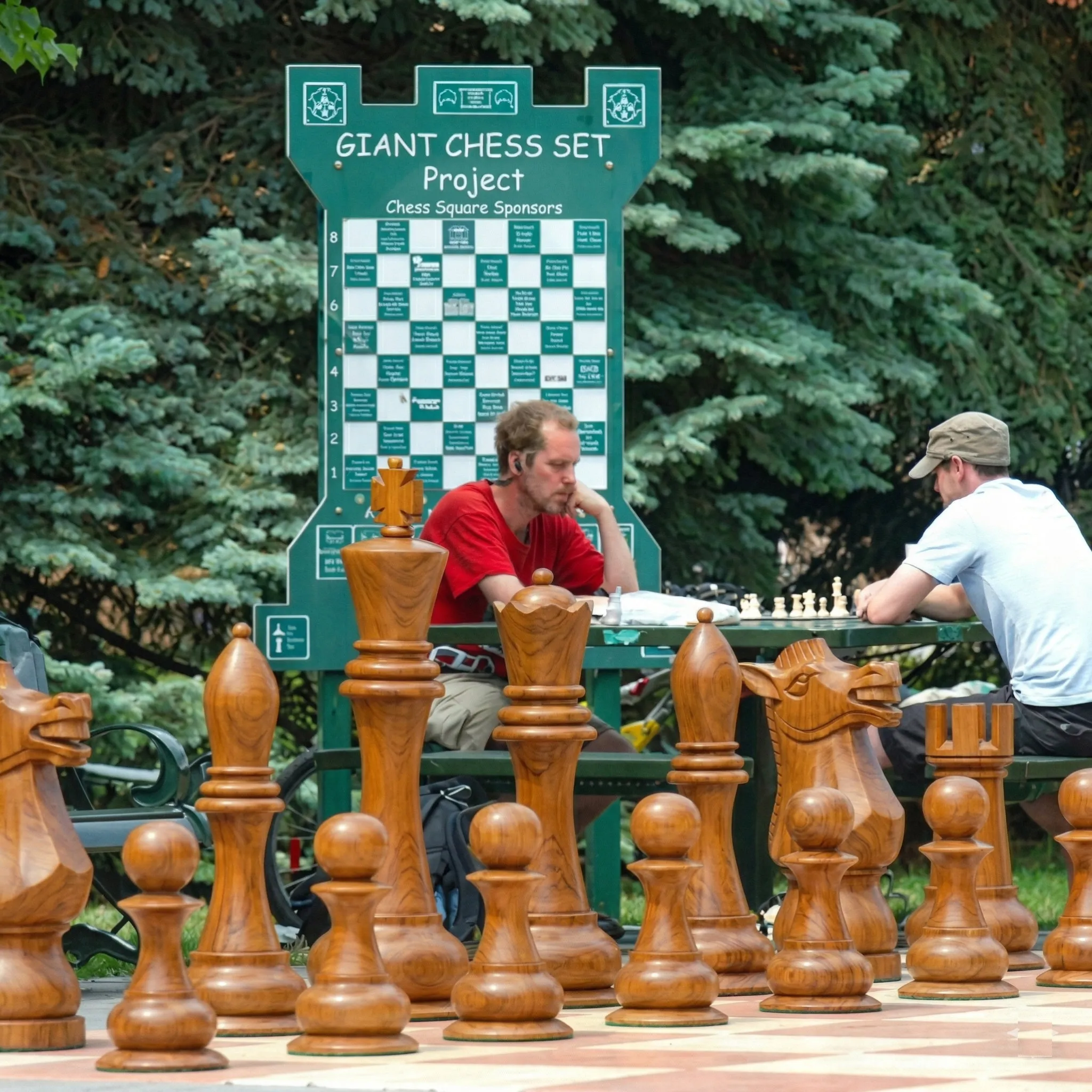 Handcrafted Giant Chess Display #200