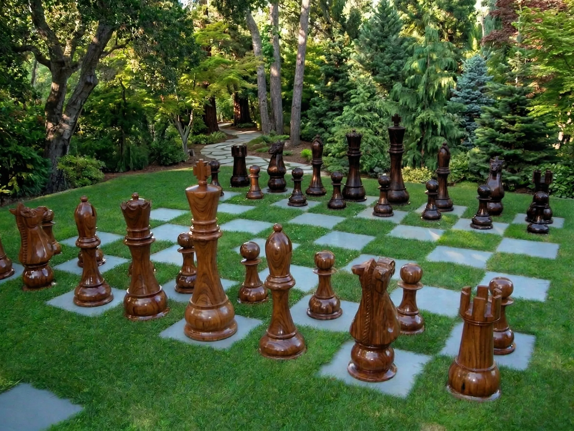 Handcrafted Giant Chess Display #201