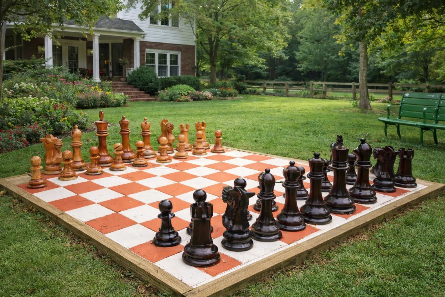 Decorative Giant Chess Installation #209