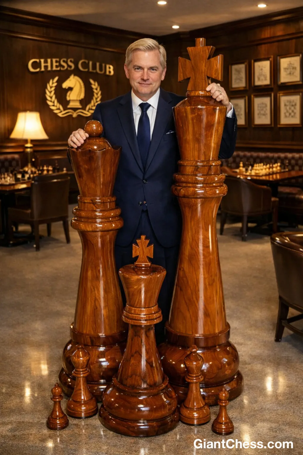 Decorative Giant Chess Installation #244