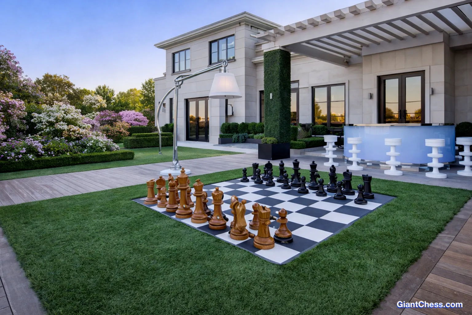 Decorative Giant Chess Installation #249