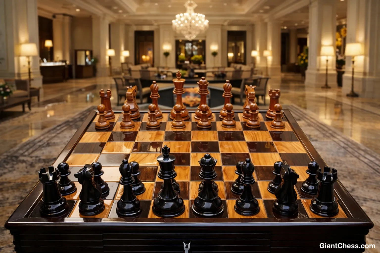 Elegant Garden Chess Experience #250