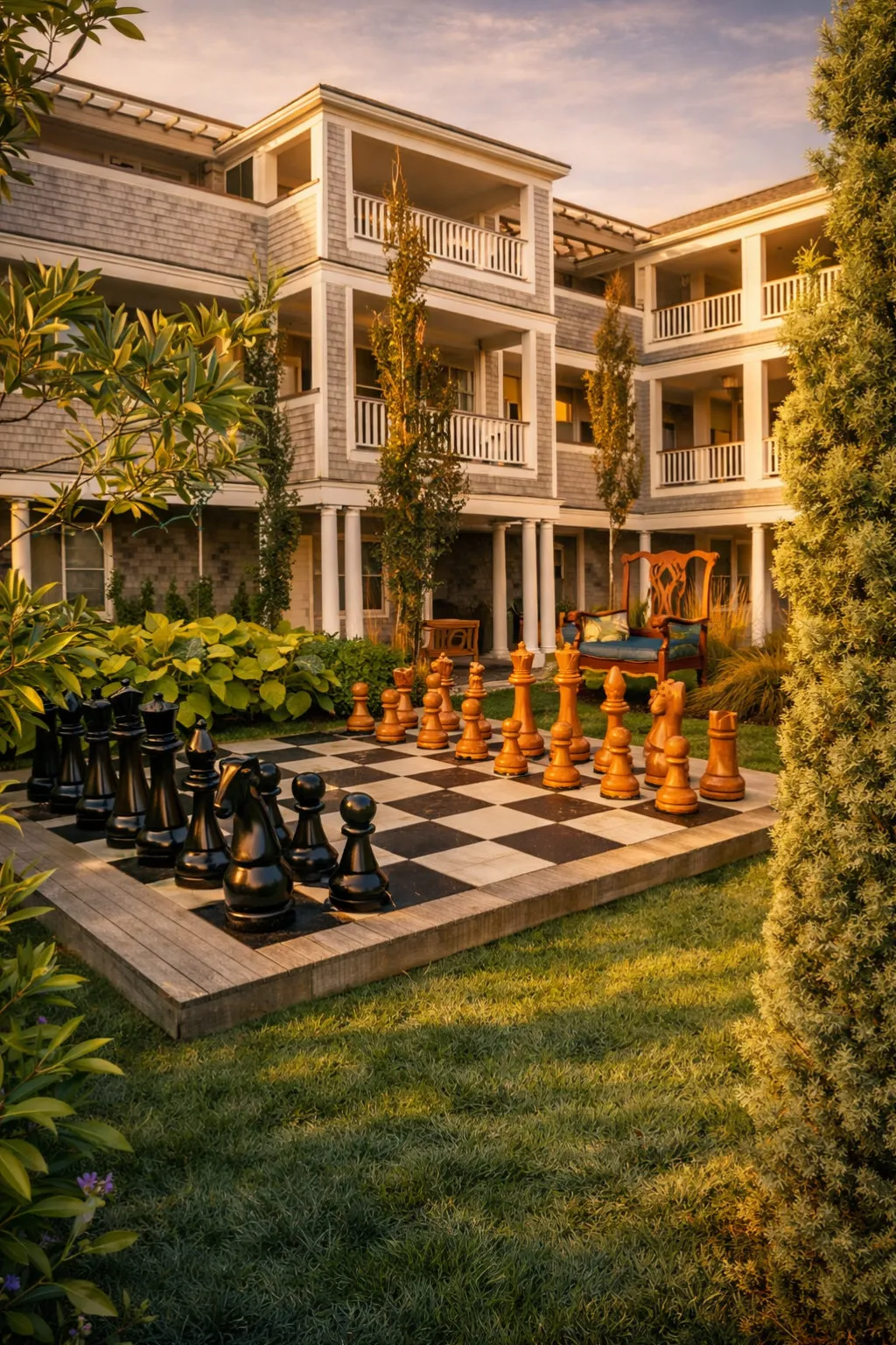 Handcrafted Giant Chess Display #272