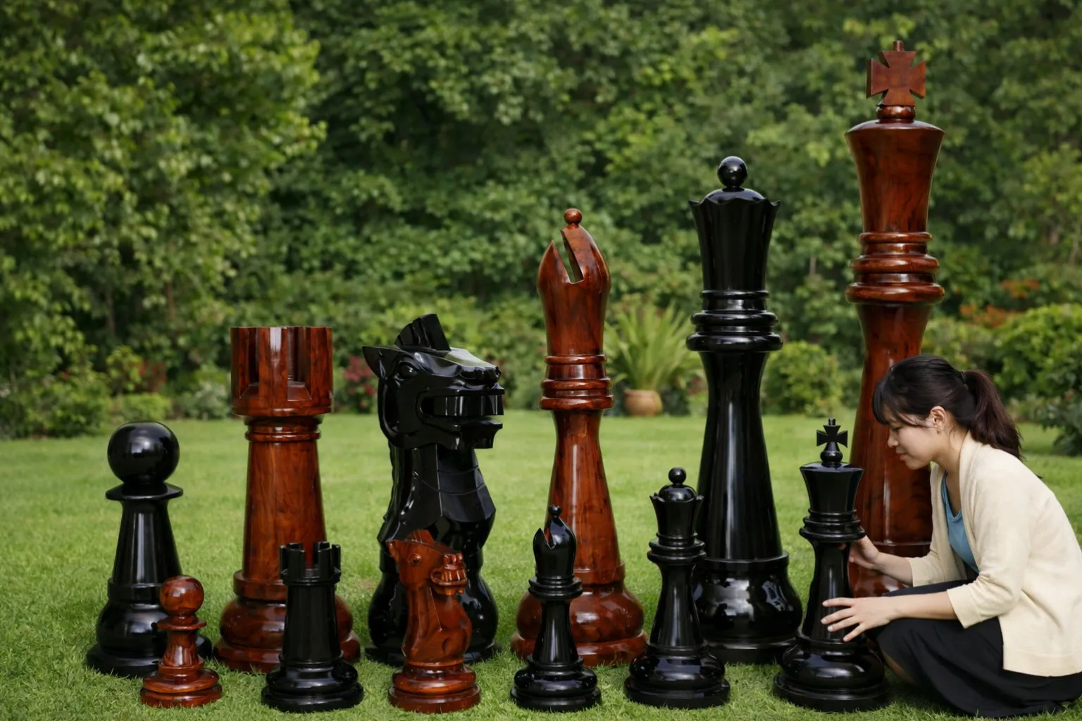 Decorative Giant Chess Installation #285