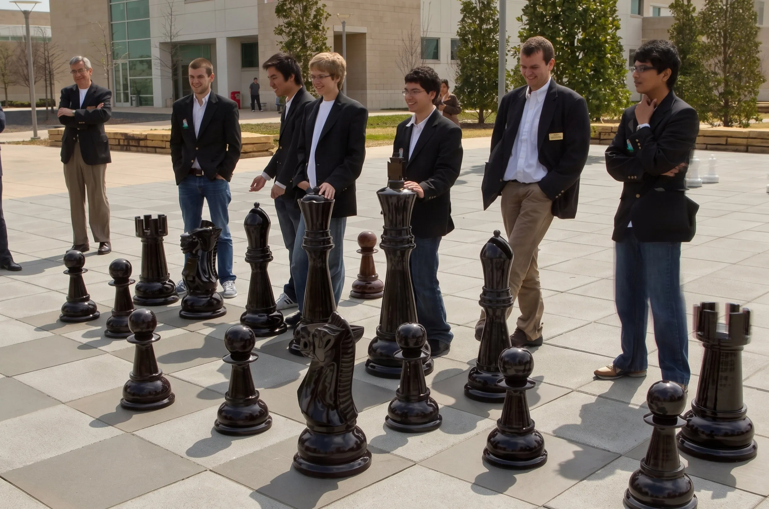 Decorative Giant Chess Installation #290