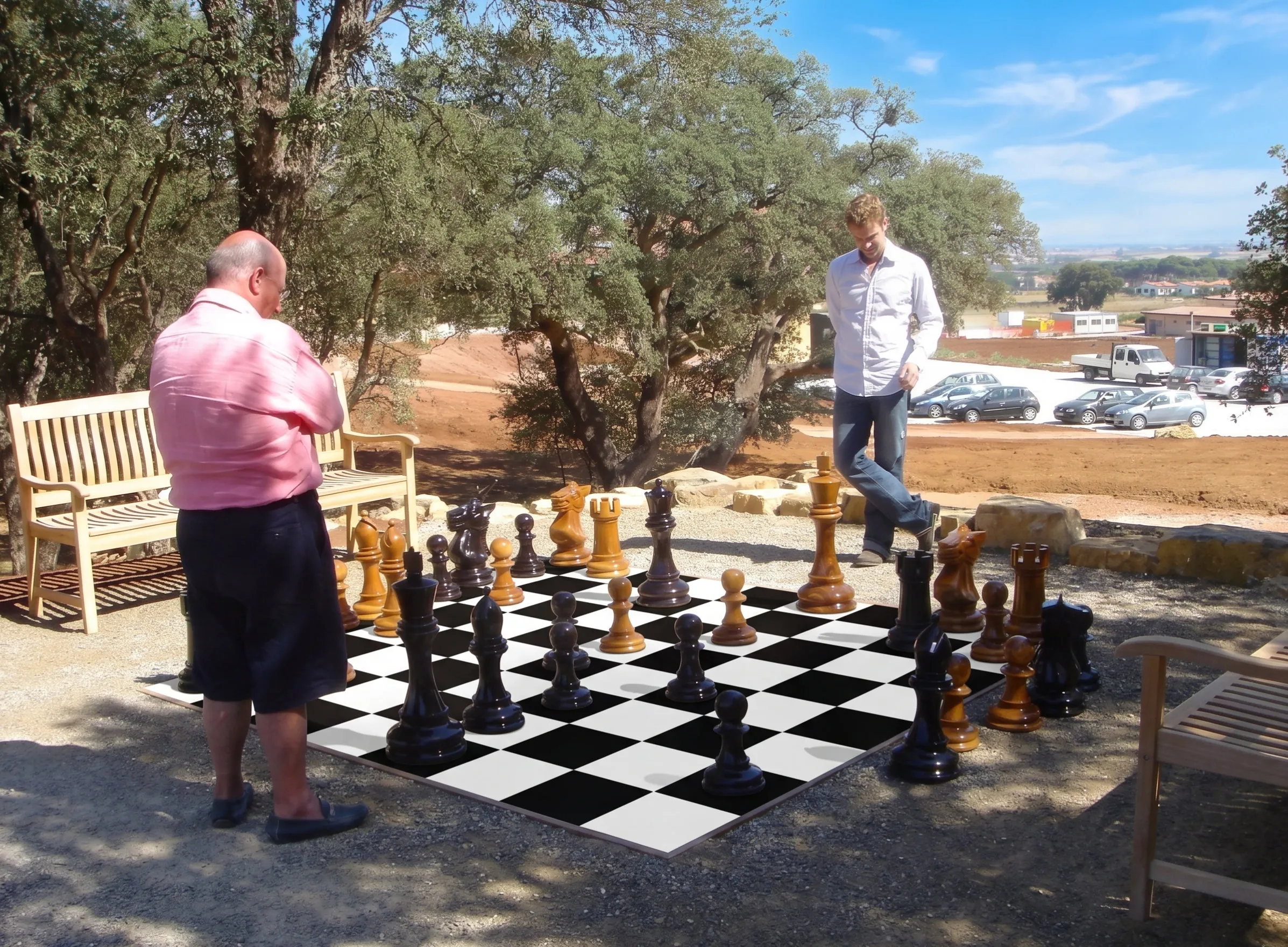 Handcrafted Giant Chess Display #293