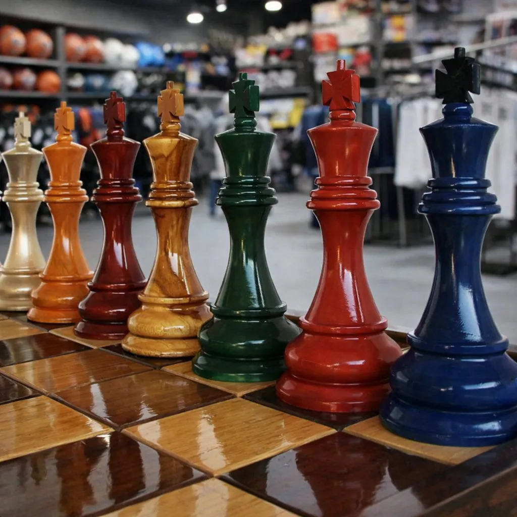 Premium Teak Giant Chess Set #294