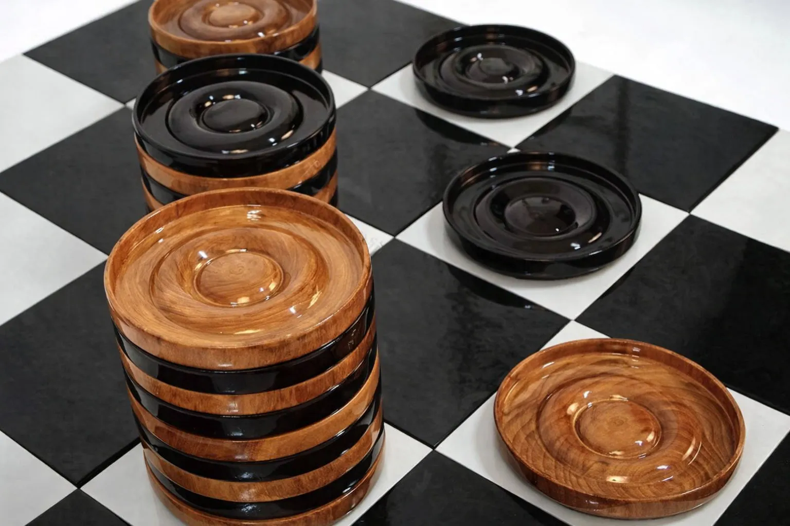 Premium Teak Giant Chess Set #297