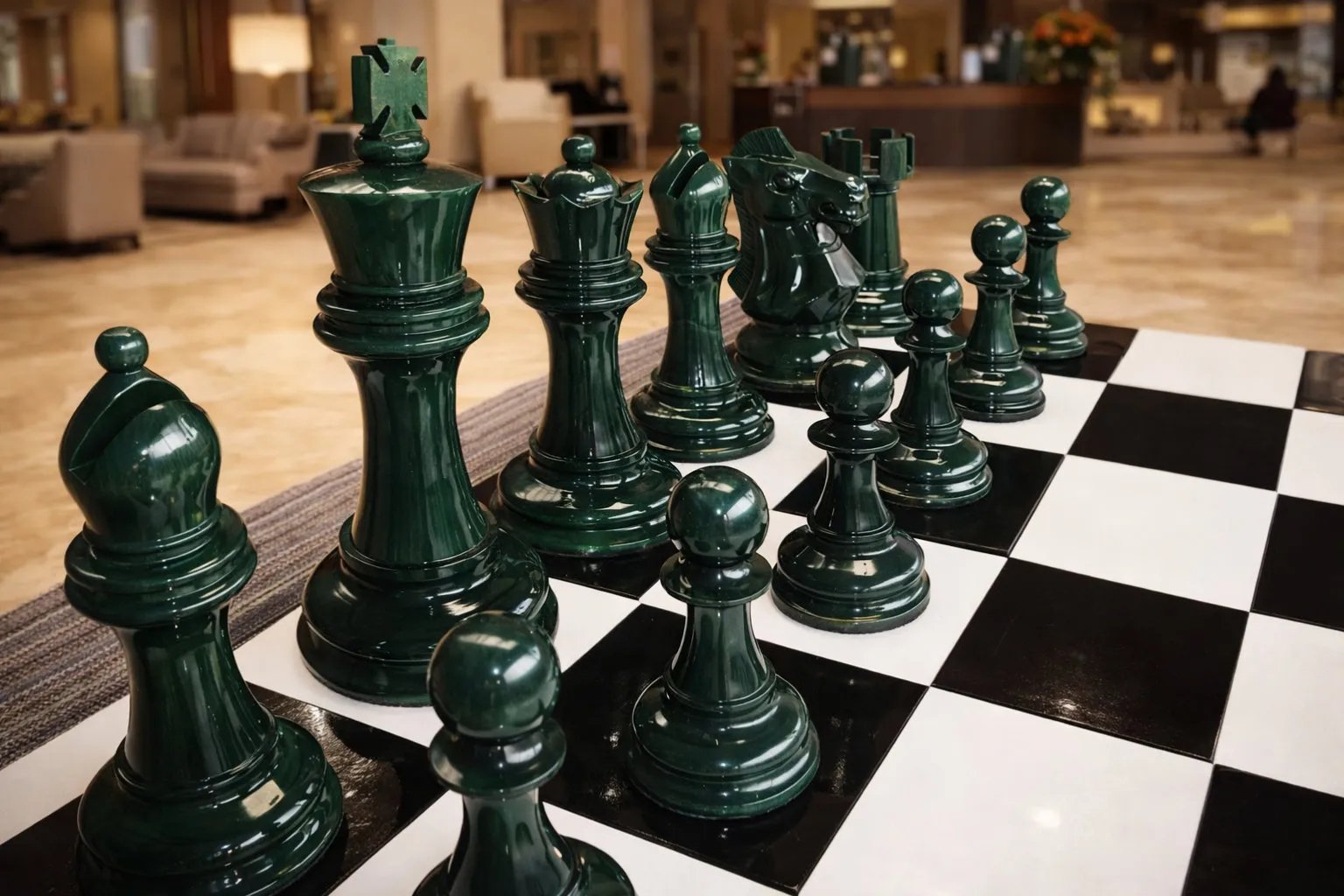 Decorative Giant Chess Installation #299