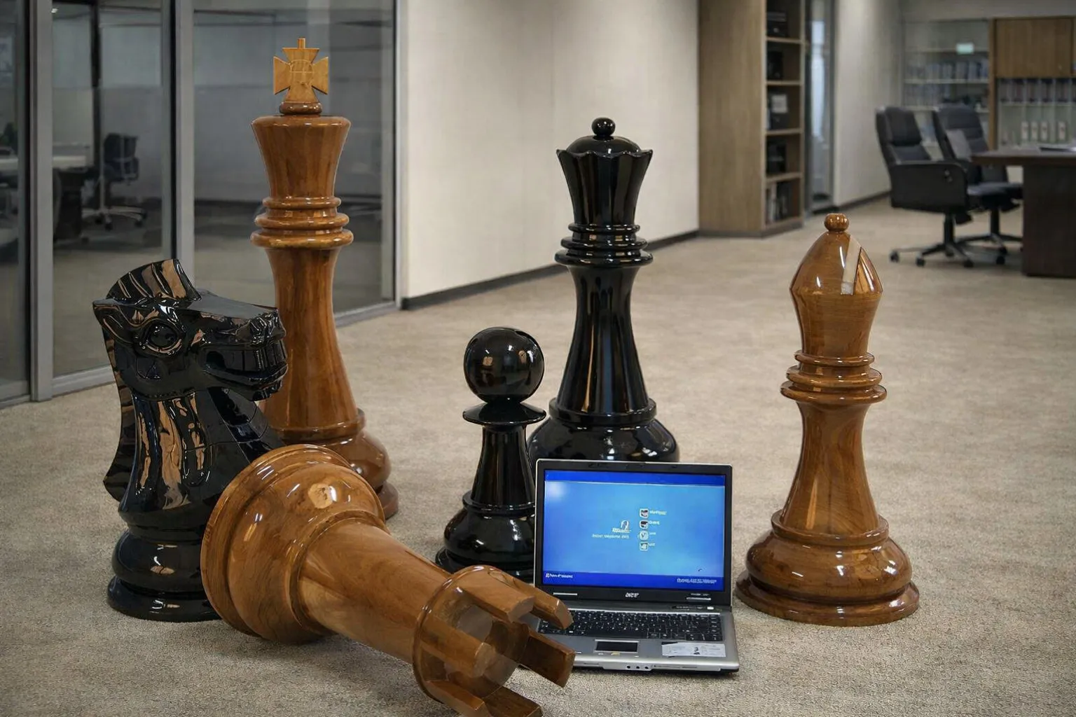 Elegant Garden Chess Experience #301