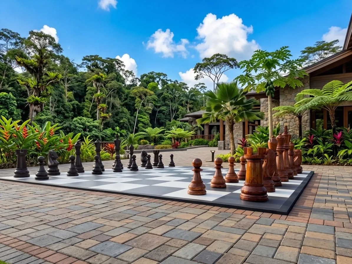 Decorative Giant Chess Installation #308
