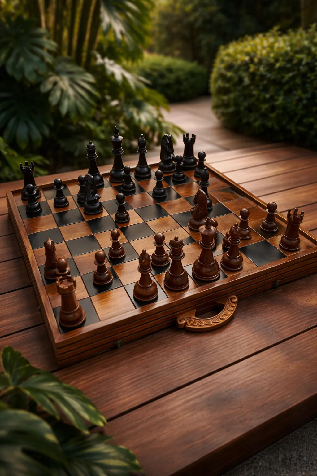 Handcrafted Giant Chess Display #309