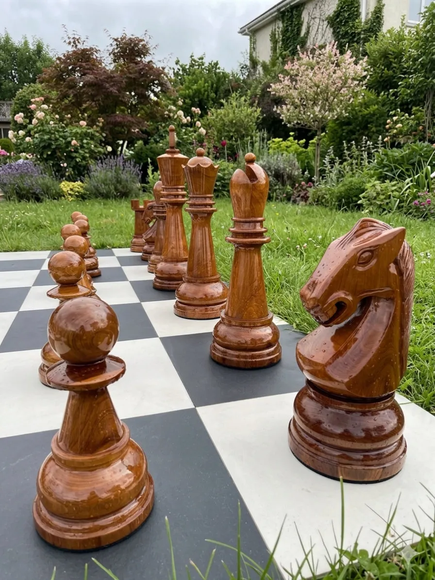 Handcrafted Giant Chess Display #313