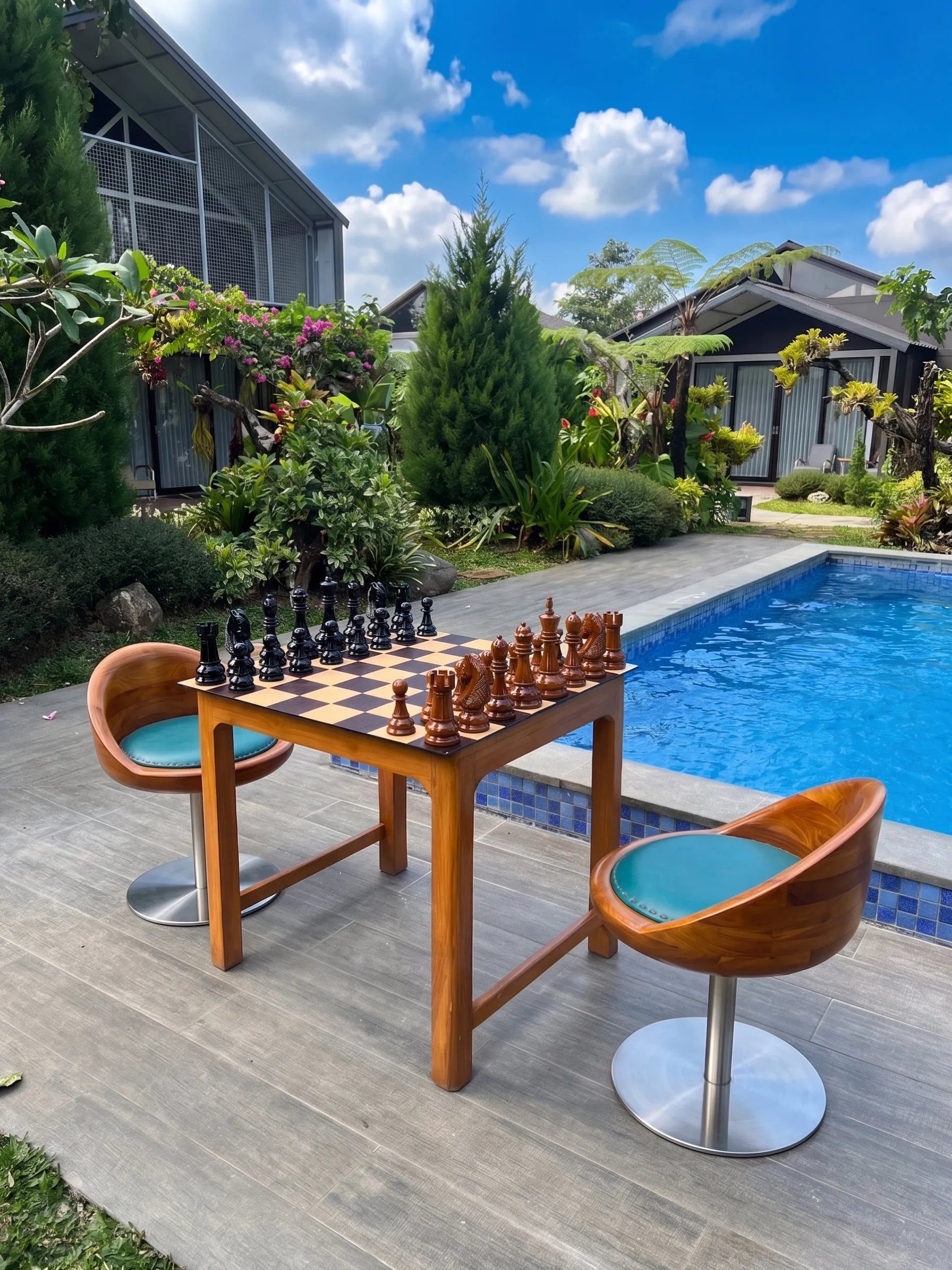 Decorative Giant Chess Installation #321