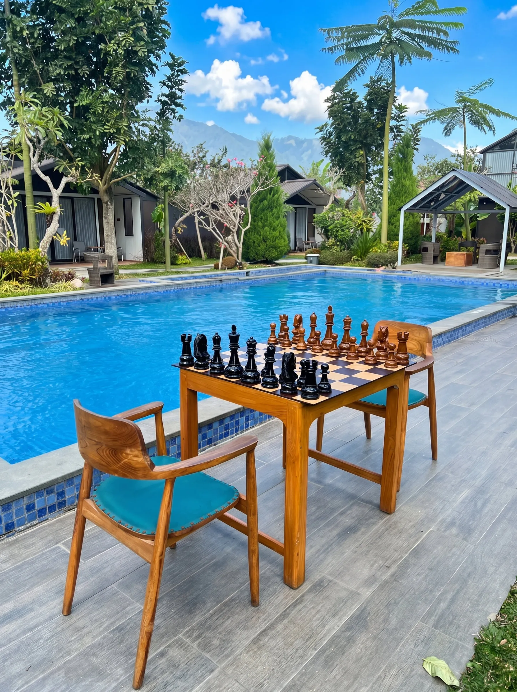 Decorative Giant Chess Installation #322