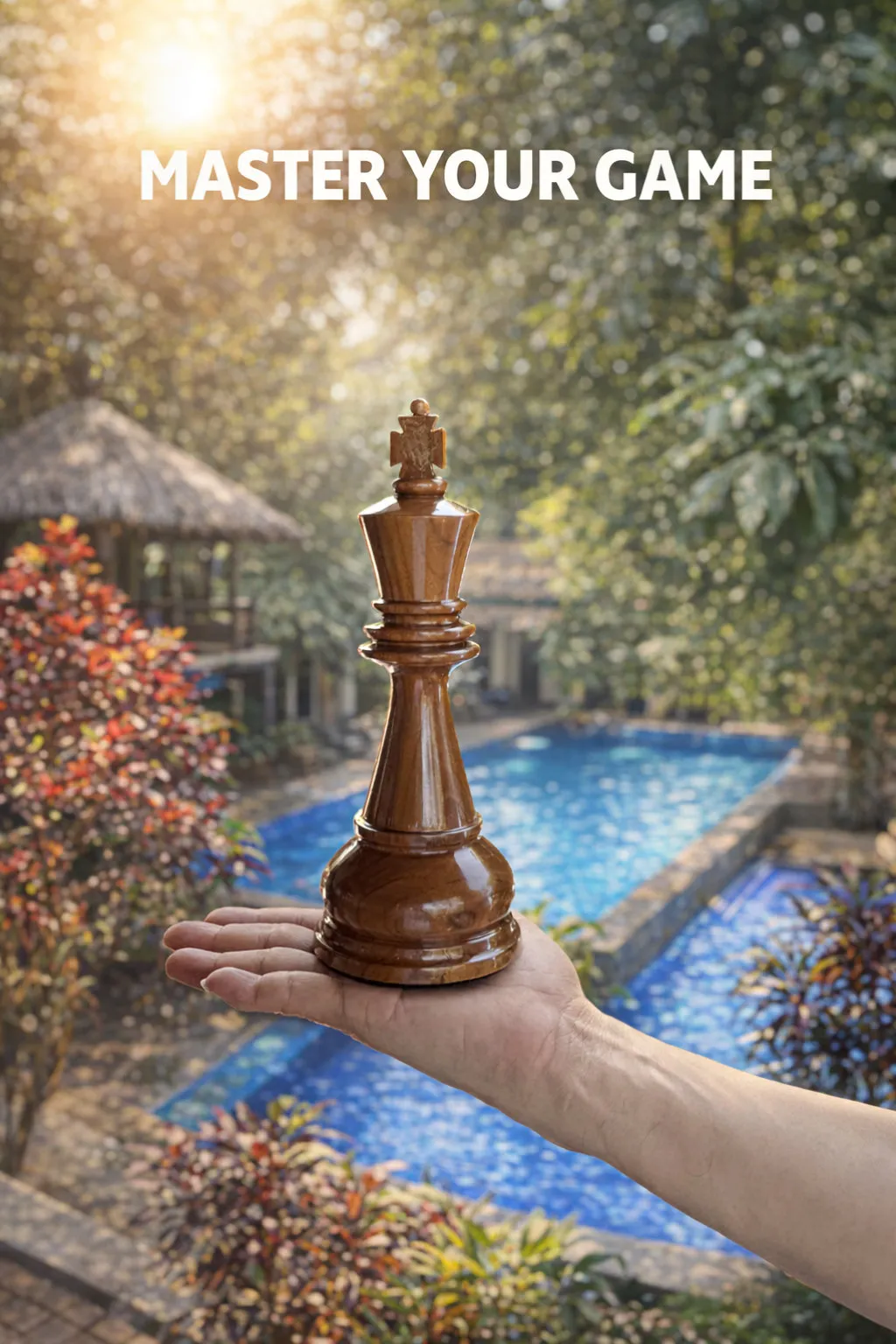 Premium Teak Giant Chess Set #328
