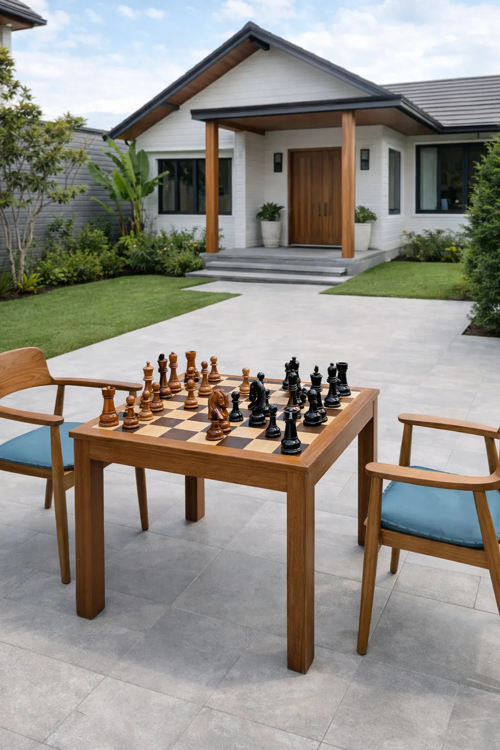Handcrafted Giant Chess Display #330