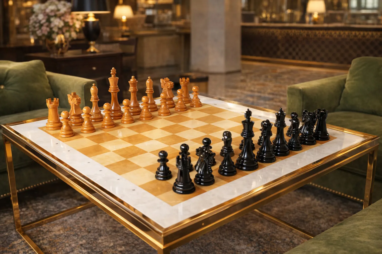 Decorative Giant Chess Installation #335