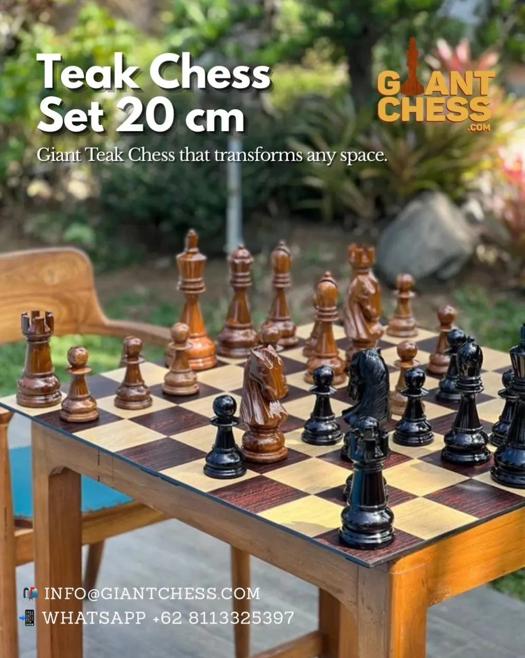 Luxury Outdoor Giant Chess Collection #340