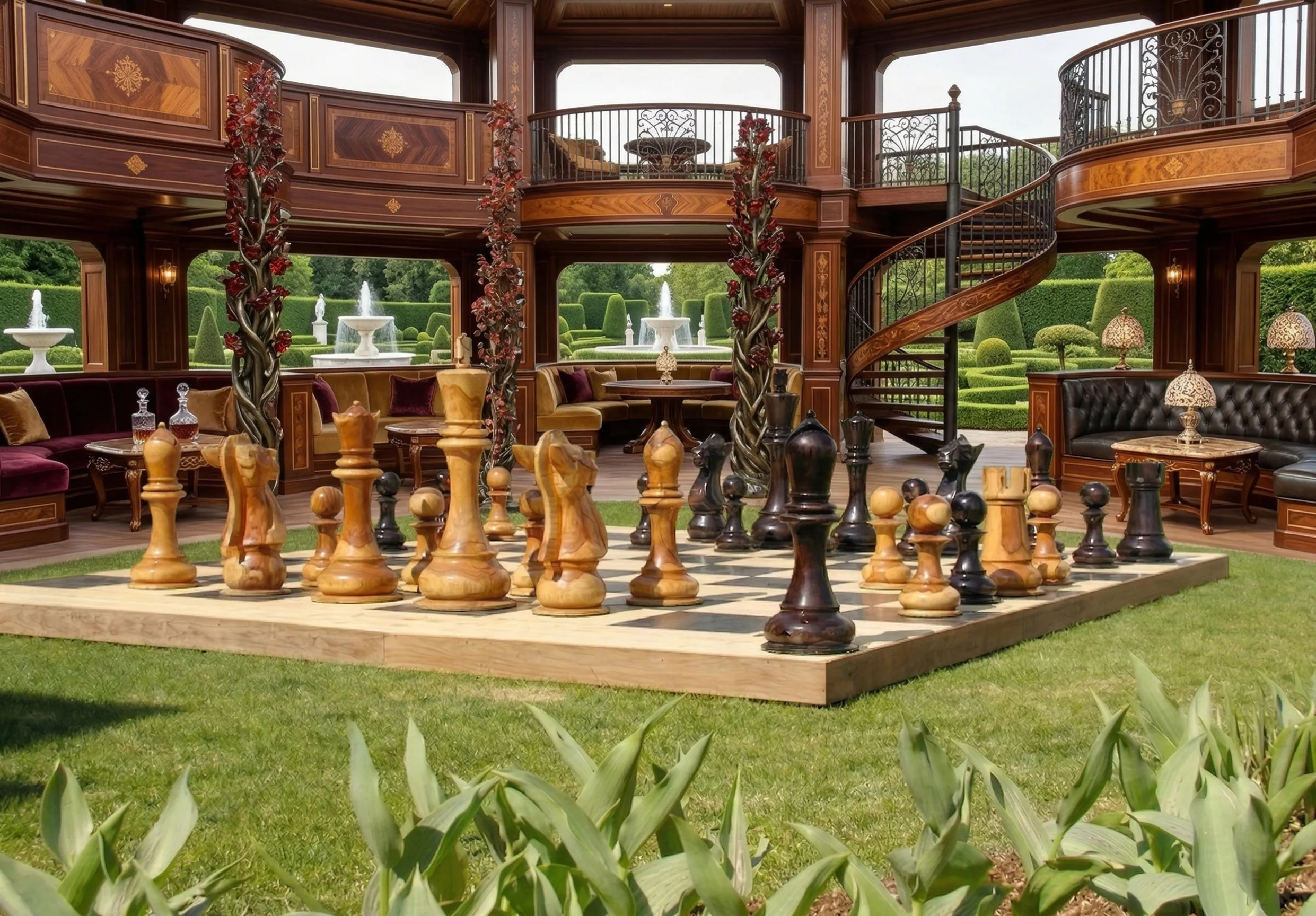 Luxury Outdoor Giant Chess Collection #347