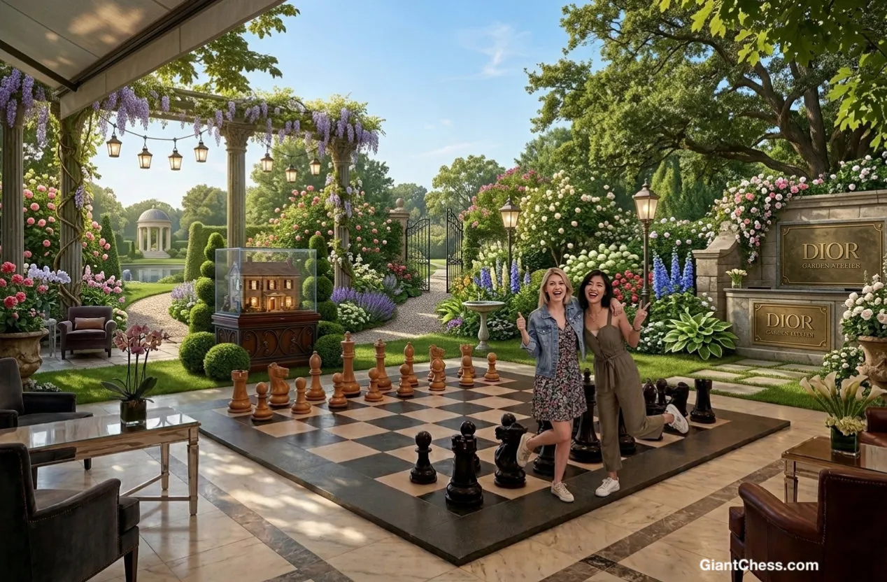 Handcrafted Giant Chess Display #352