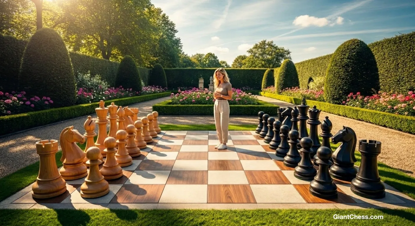 Handcrafted Giant Chess Display #355
