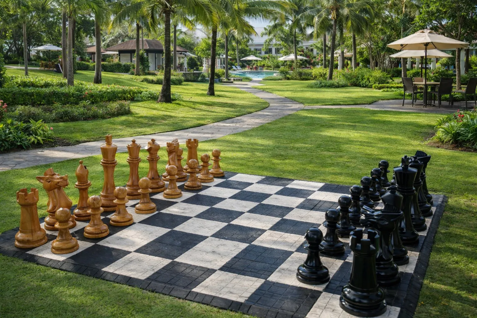Modern Giant Chess Lifestyle #358