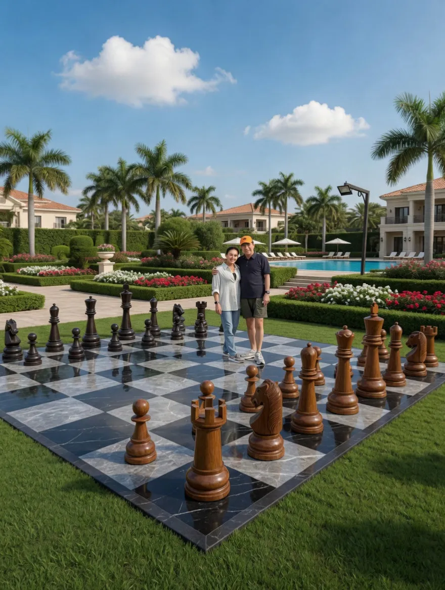 Decorative Giant Chess Installation #361