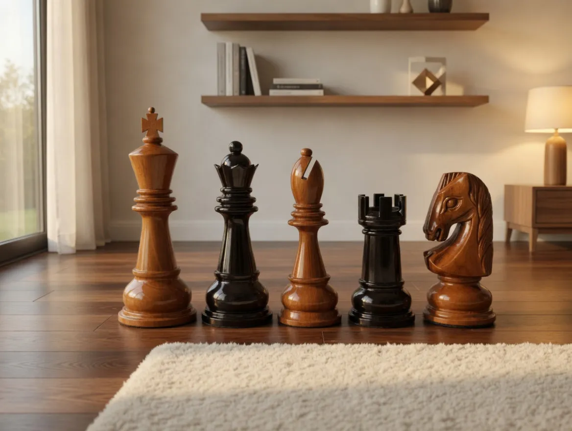 Handcrafted Giant Chess Display #363